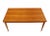 Mid-Century Modern 20th Century Danish Modern Heavy Tapered Legged Teak Dining Table For Sale - Image 3 of 9