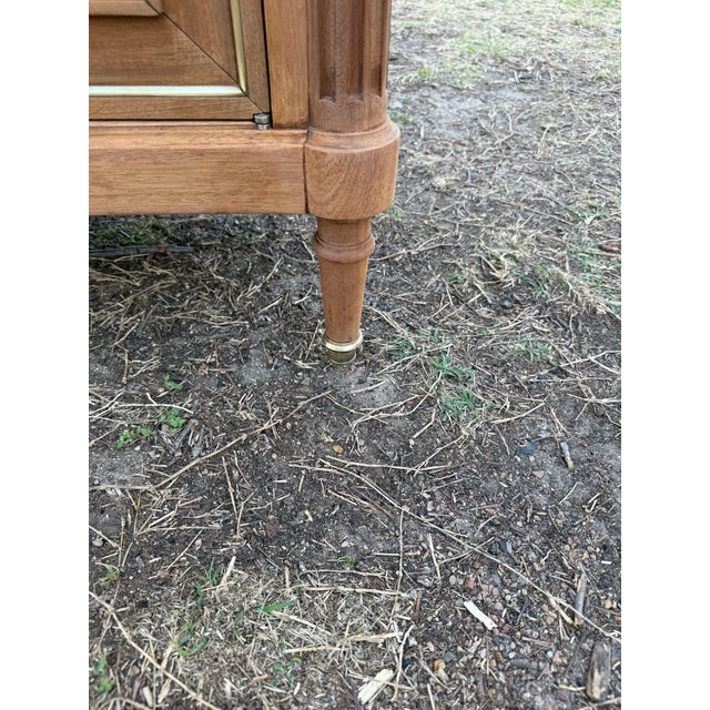 19th Century French Louis XVI Solid Mahogany Bleached Sideboard /Credenzas For Sale - Image 10 of 11