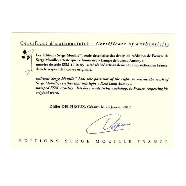 Mid-Century Modern White Eye Sconce Wall Lamp by Serge Mouille For Sale - Image 4 of 6