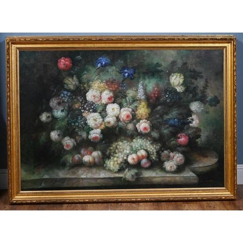 Victorian Artist, Floral Still Life, Oil Painting, Framed For Sale - Image 3 of 12