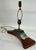 1960s Midsentury Seramic Lamp With Original Parchment Shade For Sale - Image 5 of 12