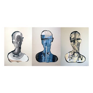 Stefano Mazzolini, S3M, 2022, Collage & Acrylic on Paper For Sale