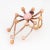 Contemporary Vasari 18k Yellow Gold Pink Opal Diamond Rubellite Spider Ring Size 6.5 For Sale - Image 3 of 7