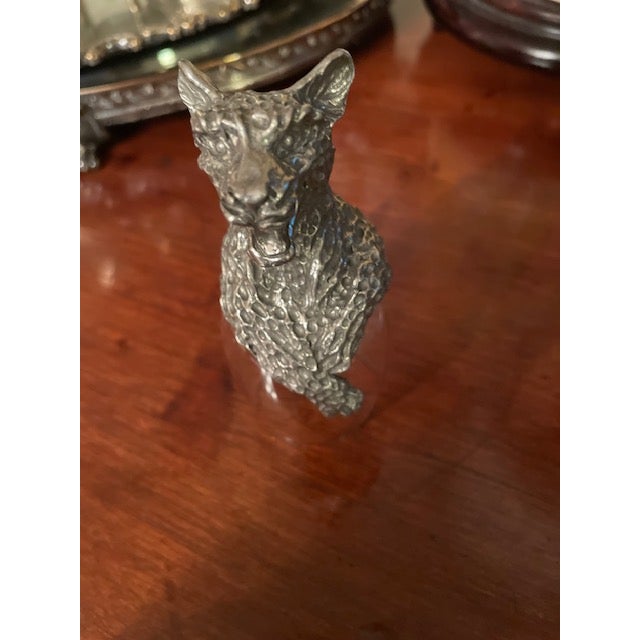Frankli Wild Shot Glasses With Pewter Wild Animal Bases- Set of 6 For Sale In Dallas - Image 6 of 9