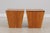 1970s Pair Modern Arts & Crafts Design Oak Box Tables For Sale - Image 5 of 13