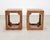 Art Deco Pair of Bernhardt Soho Luxe Burlwood Steel Cube Drink Tables For Sale - Image 3 of 18