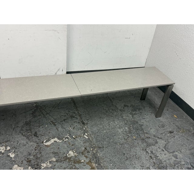 Room & Board Rand Metal Frame Console + Stone Surface For Sale - Image 12 of 12