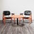 Marco Zanuso For Poltronova Set 2 Armchairs And Coffee Table 1970s Vintage Design. The seven is in good conservative...