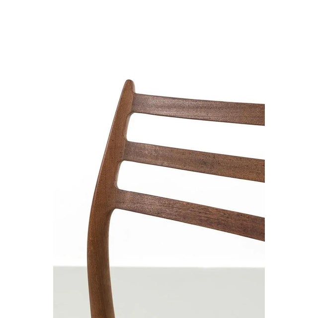 Textile Set of Model 78 Chairs from Niels Møller For Sale - Image 7 of 12