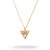 Pearl & Gold Triangle Pendant Evil Eye Talisman Necklace For Sale - Image 11 of 11