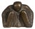 LN, Sculpture of a Crouching Male Figure, 1980s, Bronze For Sale