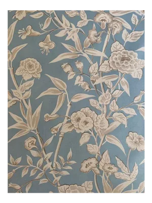Bob Collins' "Coromandel" Cotton Chintz Fabric 8 Yards