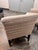 White Hickory White Channel Tufted Lounge Armchairs, Pair For Sale - Image 8 of 12
