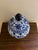 Late 20th Century Late 20th Century Chinoiserie Large Blue and White Porcelain Ginger Jar For Sale - Image 5 of 8