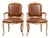 Pair of Vintage Leatherette Armchairs For Sale