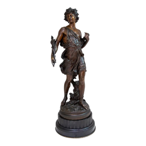 Hippolyte Moreau "Hippomene" Bronze Sculpture