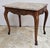 George II Style Carved Mahogany and Breccia Capraia Marble Top Accent Table For Sale - Image 4 of 8