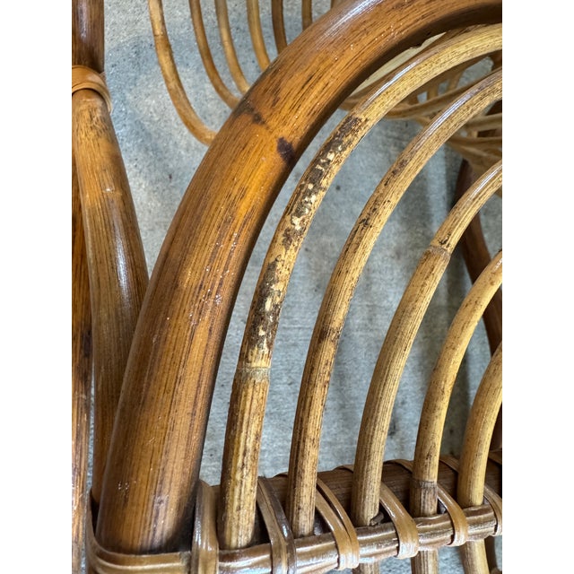 Vintage Bamboo Coffee Table For Sale - Image 13 of 18