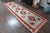 1970s Vintage Handmade Wool Cotton Beige Orange Runner Rug For Sale In San Francisco - Image 6 of 11