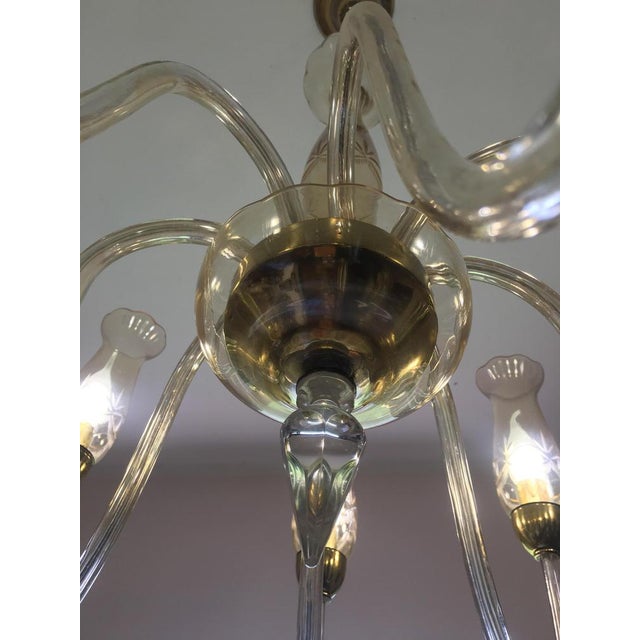 Italian De Majo Chandelier in Murano Glass, 1990 For Sale - Image 16 of 18
