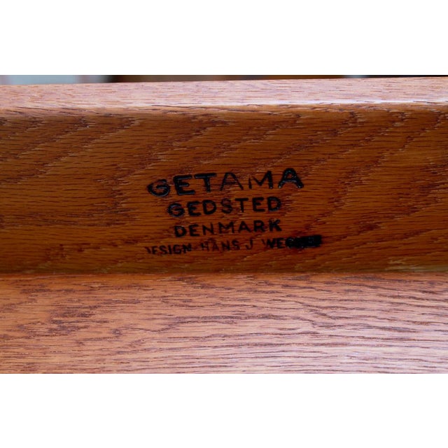 Teak 2-Seater Sofa by Hans J. Wegner for Getama, 1965 For Sale - Image 14 of 15