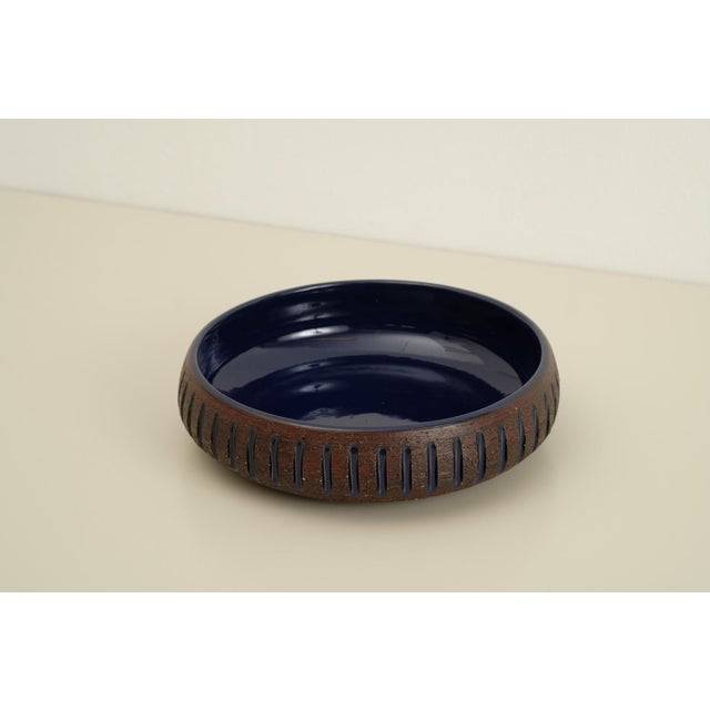 Mid-Century Modern Studio Ceramic Bowl from Gabriel, Schweden, 1970s For Sale - Image 3 of 12