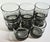 1980s Gray Smoke Stacking Old Fashioned Glasses- Set of Eight For Sale - Image 5 of 12