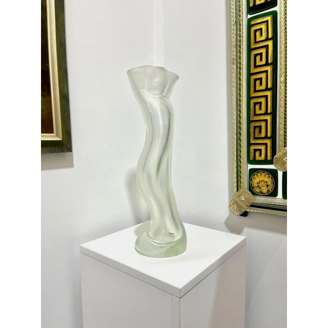 Price reduced $1,300. Now only $2,350! Fulvio Bianconi designed "Donna" and created his Masterpiece at the Venini Furnaces...