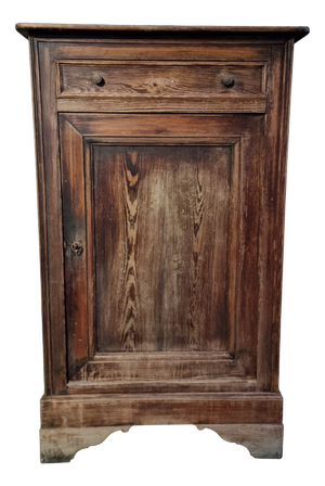 Antique Rustic French Pine Cabinet, 1800s