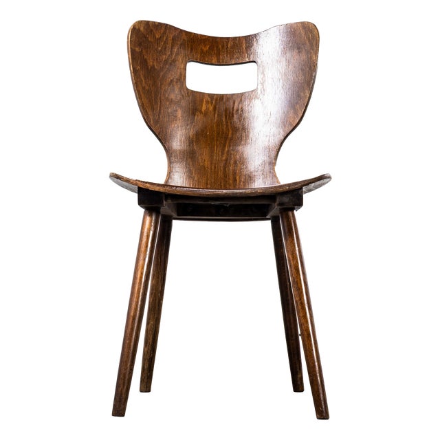 French Letterbox Dining Chair from Baumann, 1960s For Sale