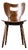 French Letterbox Dining Chair from Baumann, 1960s For Sale
