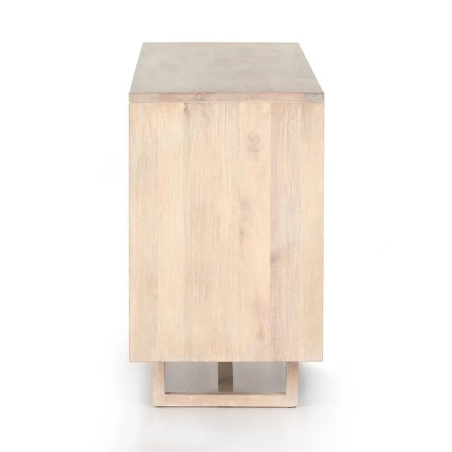Four Hands Clarita Sideboard, White Wash Mango Chairish