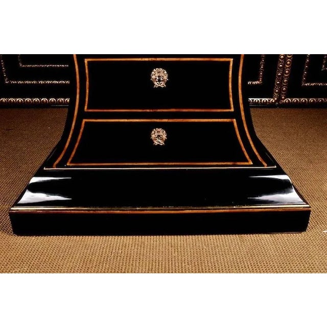 20th Century Vienna Biedermeier Lyre Secretary For Sale - Image 10 of 11