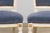 A refined pair of French Louis XVI style accent side chairs sourced in Paris, dating to the early 20th century. Each chair...