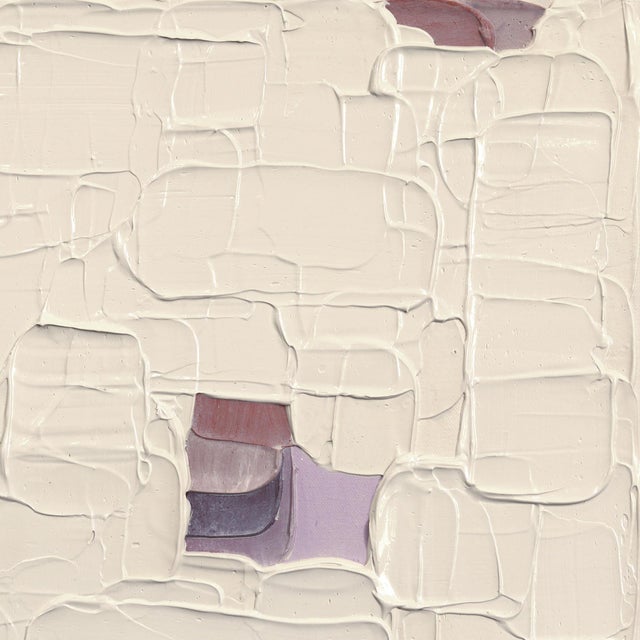 Abstract Textured Delicacies 4 - Impasto Textural Thick Acrylic Paint Abstract Original Artwork by Shiri Phillips For Sale - Image 3 of 9