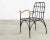 Set Four Bronze Lions Head Garden Chairs After Giacometti For Sale - Image 12 of 18