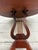 Vintage Duncan Phyfe Style Mahogany Lyre Pedestal Base Accent Table For Sale - Image 9 of 16