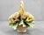 Basket of Roses in Porcelain from Capodimonte, 1970s For Sale - Image 3 of 13