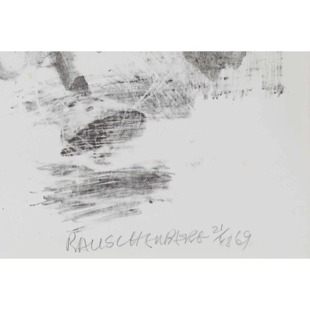 1960s 1969 Robert Rauschenberg Stoned Moon Series Litho For Sale - Image 5 of 6