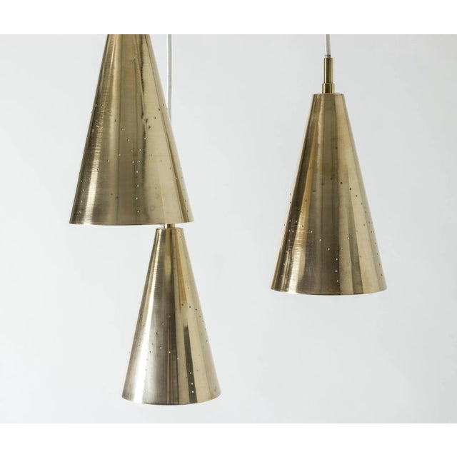 1950s Brass Ceiling Lamp by Hans Agne Jakobsson For Sale - Image 5 of 9