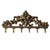 Brown Vintage Italian Wall Coat Rack in Brass, 1960s For Sale - Image 8 of 8