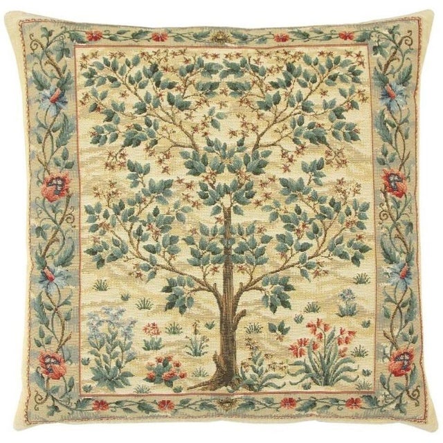 This beautiful tapestry cushion is finely woven by skilled weavers on traditional Jacquard Tapestry looms. The tapestry...
