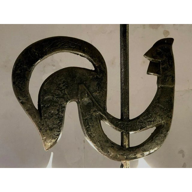 Suspension Lamp by Jean-Pierre Ryckaert for Le Dauphin, France, 1950 For Sale - Image 7 of 10