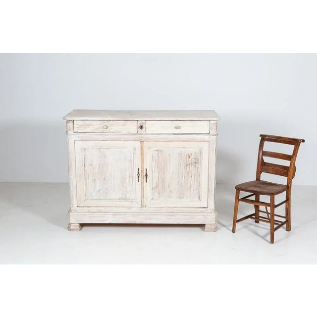French Painted Fruitwood Buffet, 19th Century For Sale - Image 3 of 13
