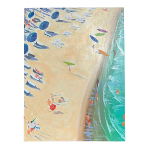 "Florida Beach Activities" Acrylic on Canvas by Joe Davis