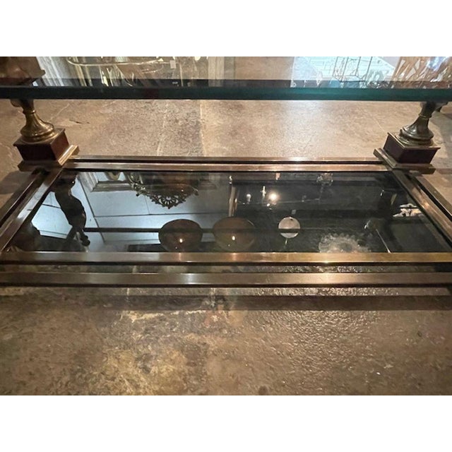 Mid 20th Century Vintage French Bronze Horse Coffee Table For Sale - Image 5 of 5