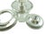 1970s Mid 20th Century French Silver Plate Caviar Server | Glass Liner | 5 Piece Set For Sale - Image 5 of 10