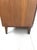 Brown Mid Century Modern Three Drawer Chest With Curved Drawer Fronts and Brass Hardware For Sale - Image 8 of 17