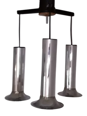 Vintage Chrome-Plated Cascade Ceiling Lamp, 1970s