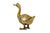 Mid-Century Modern Vintage Mid-Century Modern Hollywood Regency Solid Brass Duck For Sale - Image 3 of 7